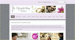 Desktop Screenshot of hypnobirthing-online.com